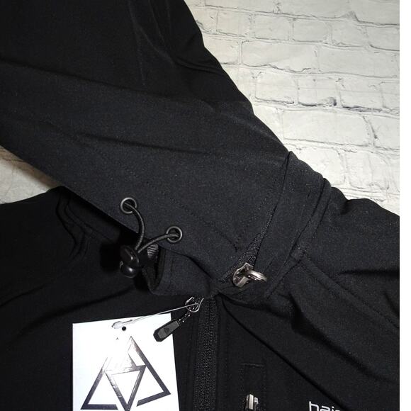 Haimont Women's Fleece Lined Softshell Jacket with Hood, Water-Resistant, Large - Picture 6 of 8